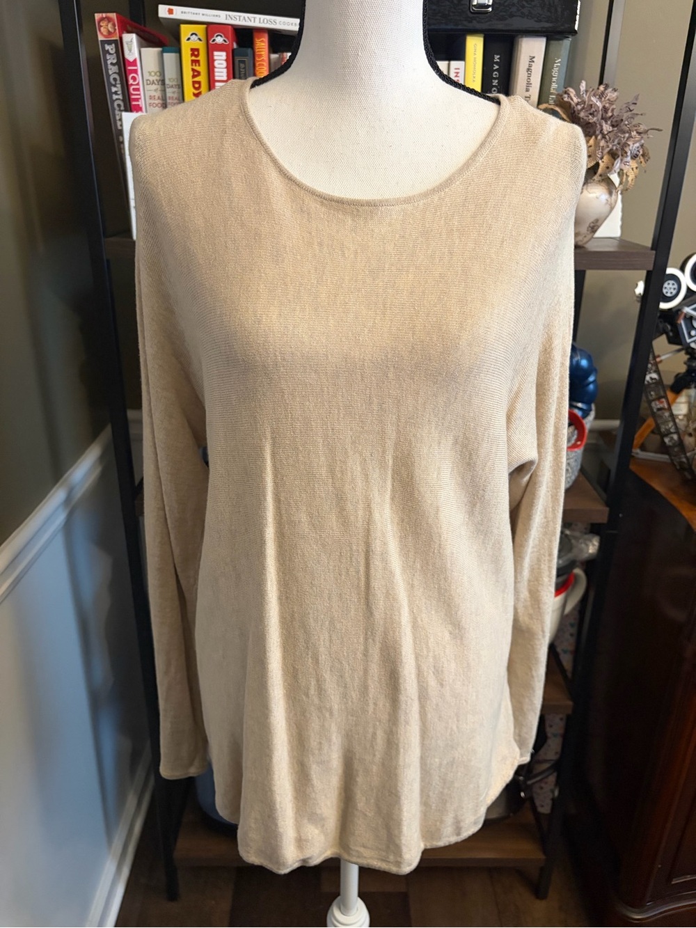 Michael Kors Beige Crewneck Sweater